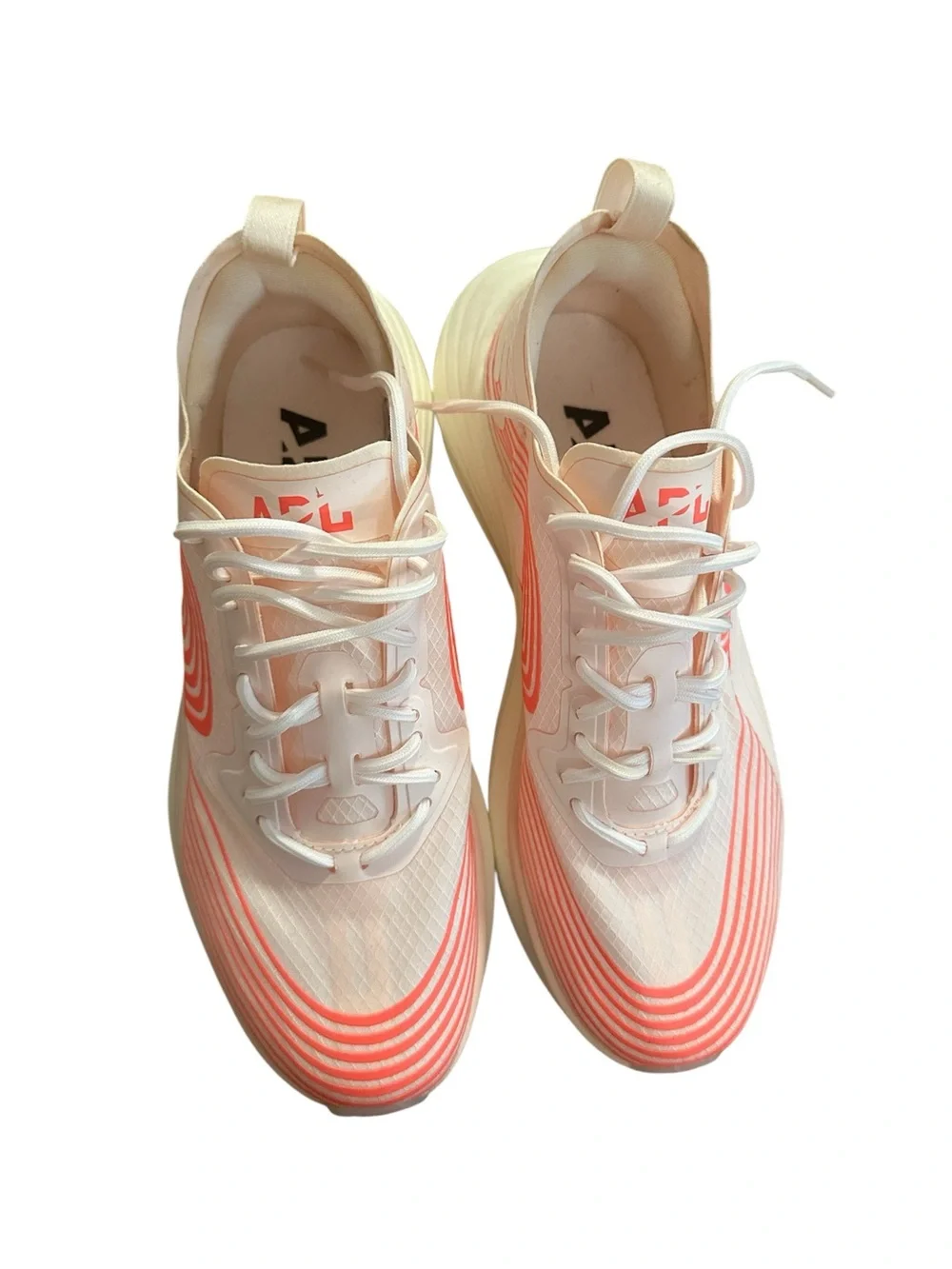 APL Athletic Propulsion Labs Streamline Pink White Running Shoes Size 7